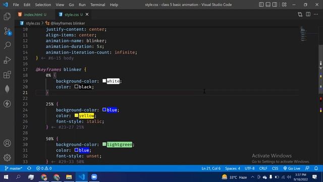 Animation in Css3, KeyFrames animation in Css3, Bootstrap integration, Learning Bootstrap смотреть онлайн
