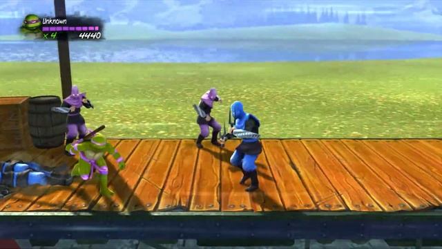 [PS3] Teenage Mutant Ninja Turtles: Turtles in Time Re-Shelled смотреть онлайн