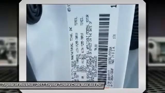 2017 Toyota Tundra Crew Max 4x4 Rock Hill SC HX643147 смотреть онлайн