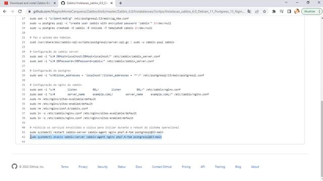 05- Instalação do Zabbix 6.0 - Debian 11 - Postgresql - Nginx. смотреть онлайн