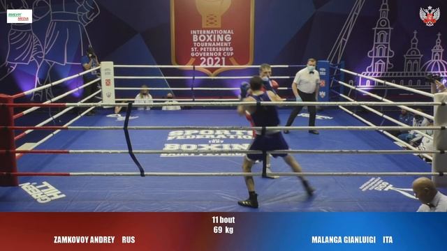 69 kg ZAMKOVOY Andrey Russia MALANGA Jeanlouis Italy смотреть онлайн