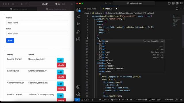 Belajar Alpine.js - Save, Update & Delete смотреть онлайн