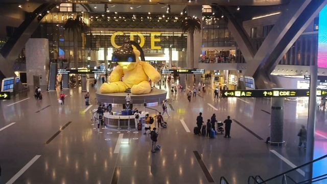 Пересадка в аэропорту города Доха.Карантин в Австралии. Часть 1.Аэропорт города Доха (Катар). смотреть онлайн