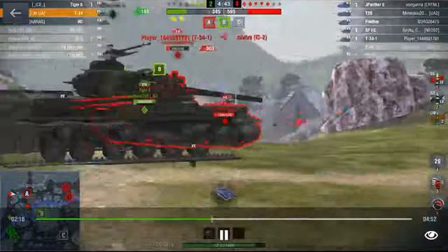 Т 44 на карте Альпенштат WOT Blitz T 44 boy na karte Alpenshtat смотреть онлайн