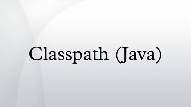 Classpath (Java) смотреть онлайн