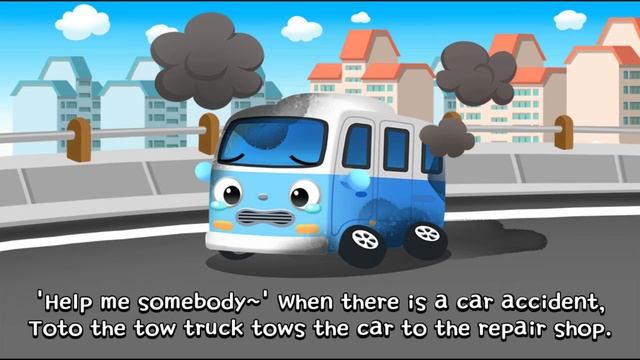 (EN) [Tayo Car Game] #06 Tow Truck смотреть онлайн