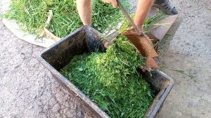 самодельная траворезка.
