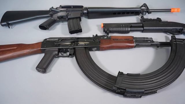 BlowBack Airsoft Gun - Toy Guns - AK47 - Desert Eagle - M16 ShotGun - Realistic Toy Gun Collection