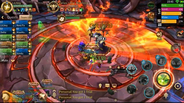 MT4 Lost Honor - Guild Raid 505 (Flame Heart Zelas - Orc Warlock) смотреть онлайн