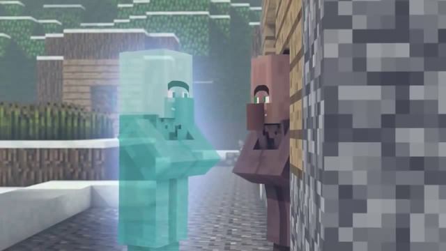 Мультики Minecraft #45 Новый год с жителями смотреть онлайн