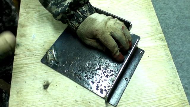 Струбцина для сварки, из тормозной колодки. смотреть онлайн