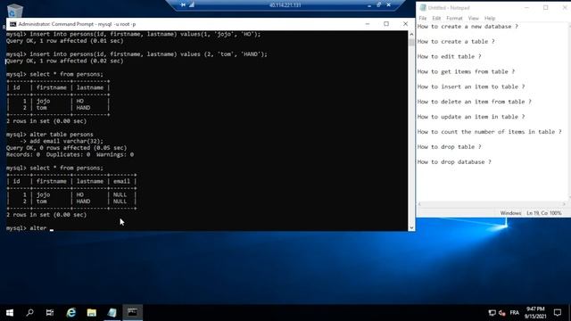 Mysql - Some basic queries in mysql смотреть онлайн
