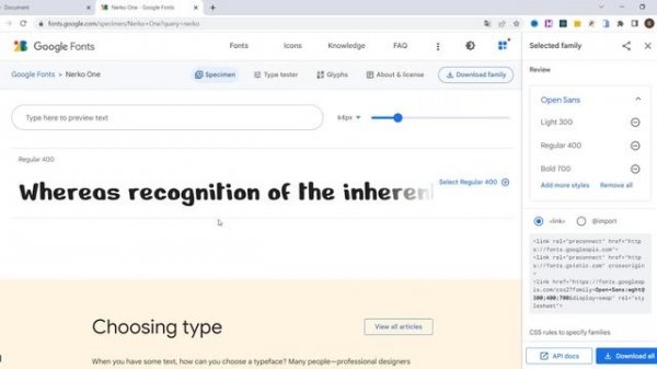 HTML & CSS. Урок 27. Подключение шрифтов Google Fonts