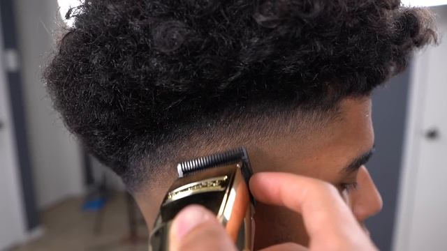 FLAWLESS AFRO DROP FADE HAIRCUT TUTORIAL! смотреть онлайн