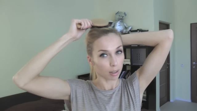 ПЫШНЫЙ Пучок с НОСКОМ. БЫСТРАЯ причёска смотреть онлайн