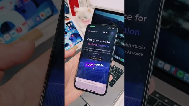 Как изменить голос при помощи нейросети #нейросеть #нейроннаясеть #фишкиайфона #айфон смотреть онлайн
