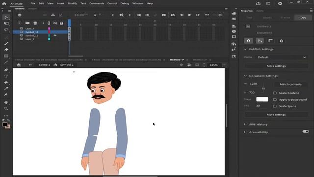 how to make 2d animation video in adobe animate cc tutorial for beginners смотреть онлайн