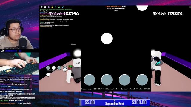VS MATT - TARGET PRACTICE OLD - RE-FULL COMBO 99.93% !!! SillyFangirl Roblox Funky Friday смотреть онлайн