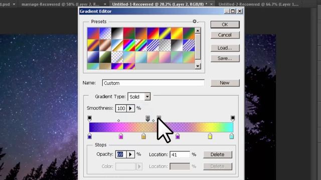 Adobe photoshop cs6 for beginners:Gradient tool Basic in | Photoshop Bangla tutorial#19 смотреть онлайн