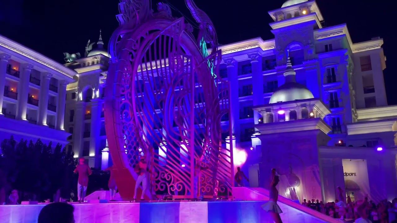 Риксос, вечернее шоу. Ленд оф Легендс. Турция. The Land of Legends. Rixos. смотреть онлайн