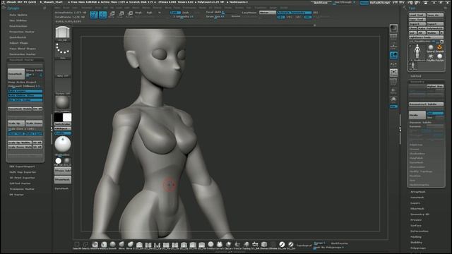 [ZBrush] Module 4 - Character Detailing - 2. Character Surface Detailing смотреть онлайн