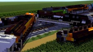 Every Minecraft Train Crash Animation Compilation
