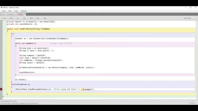 Java Text Files смотреть онлайн