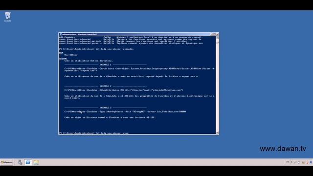 Active Directory : Gestion de l'Active Directory avec Powershell смотреть онлайн