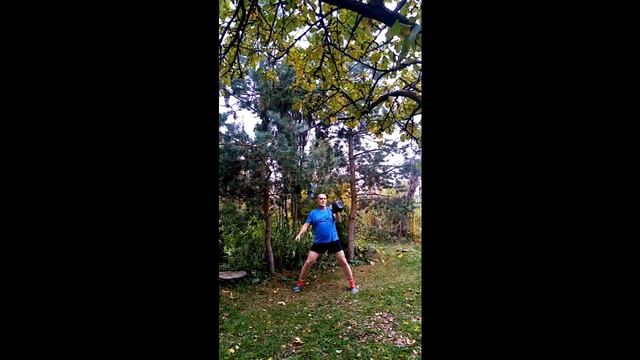 Гиря 22 кг.Тренировка длинный цикл 50мин-500раз смотреть онлайн