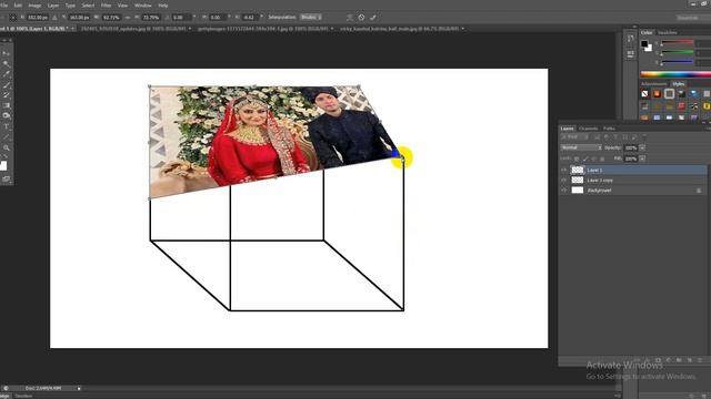 3d box on Photoshop | Photoshop Class 21 | learn photoshop смотреть онлайн