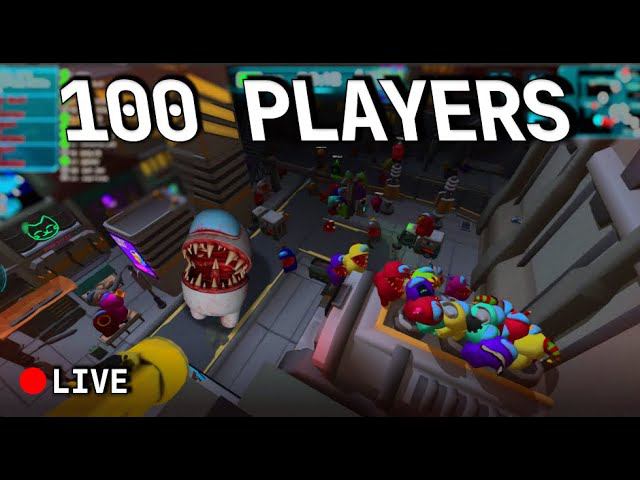 Стрим на 100 игроков! Импостер 3д - онлайн хоррор смотреть онлайн