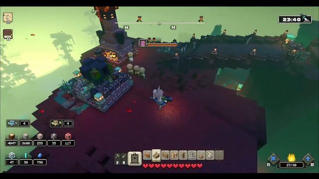 Winning The Tree Top Trampoline of Doom! (New Minecraft Legends lost legend for September) смотреть онлайн