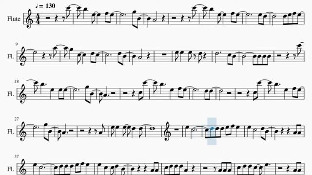 Flute Sheet Music: How to play Your Power by Billie Eilish смотреть онлайн
