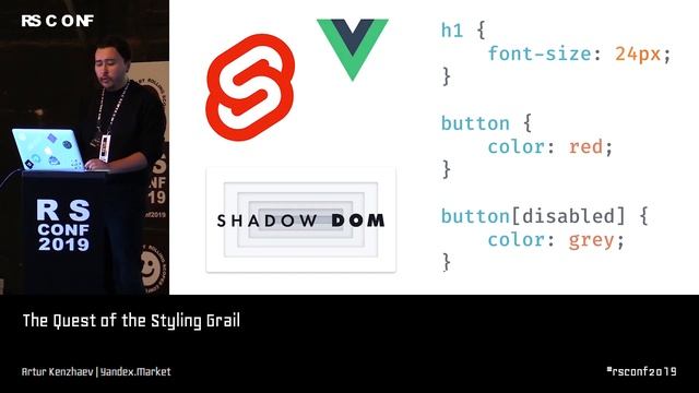Artur Kenzhaev | The Quest of the Styling Grail | RSCONF 2019 смотреть онлайн