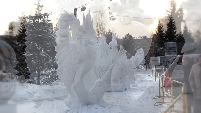 Снежные скульптуры 2012 Новосибирск.avi смотреть онлайн
