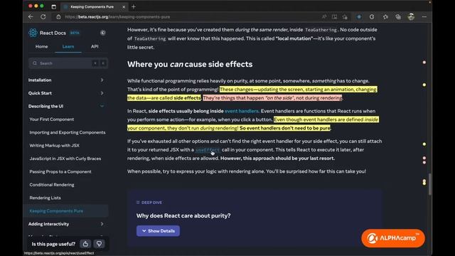 [React] Keeping Components Pure - Part2 смотреть онлайн