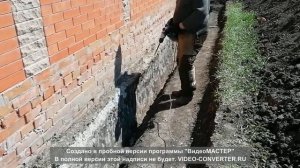 Утепленная отмостка ,фундамент ,цоколь . Часть 1