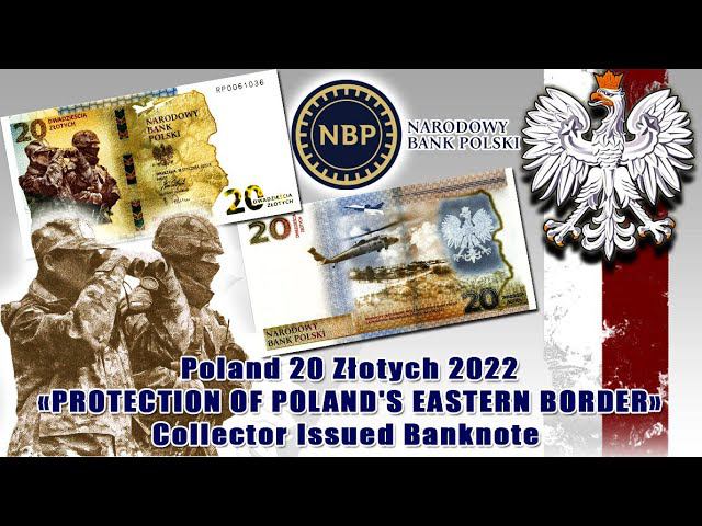 НОВАЯ БАНКНОТА ПОЛЬШИ!!! 20zł злотых 2022 + обзор