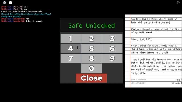 THE VAULT CODE | Bubble Gum Simulator (Christmas Update) смотреть онлайн