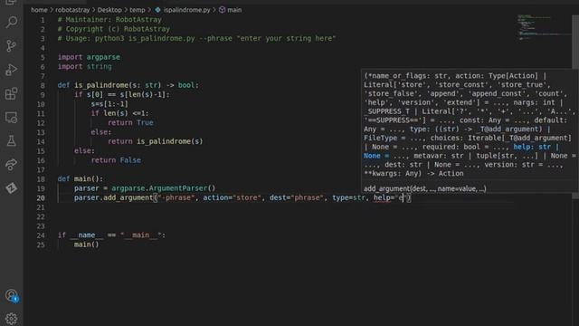 Python - Check if a word (or phrase) is Palindrome by using Recursion смотреть онлайн