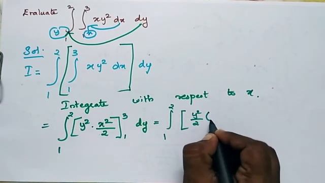 DOUBLE INTEGRAL: Evaluate ∫∫ xy^2 dxdy смотреть онлайн