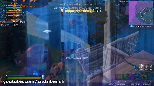 Intel Core i5-7400 \ Nvidia GTX 1060 3GB \ Fortnite Season 2 12.30 \ @1080p epic settings (16GB RAM смотреть онлайн