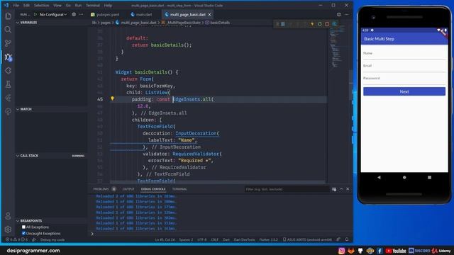 Basic Multi Step Registration FORM | Using SetState only смотреть онлайн