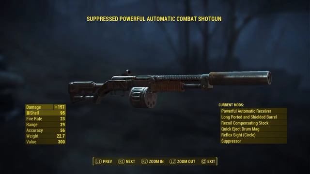 Fallout 4 combat shotgun showcase смотреть онлайн