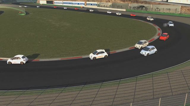 Assetto Corsa | Abarth 500 Race | Vallelunga short смотреть онлайн