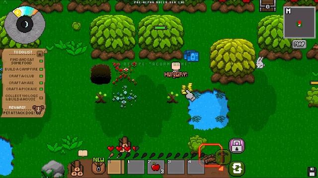 Adventure Craft - Quick Look at Gameplay (Alpha 1.01) смотреть онлайн