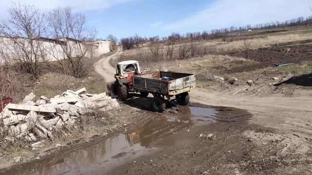 МТЗ-5 транспортировка Кентавра на дачу 1я. Часть смотреть онлайн