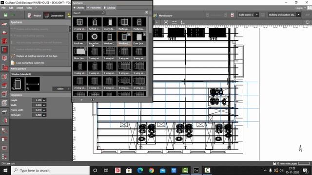 Skylight using LAMILUX plugins in Dialux Evo смотреть онлайн