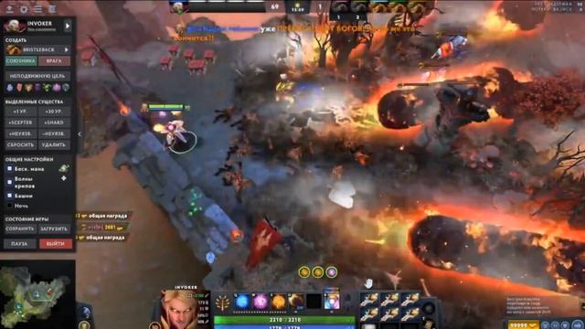 БАГ В DOTA2. Инвокер и пудж мертвы в прологе! Инвокер пролога на сложной линии. смотреть онлайн