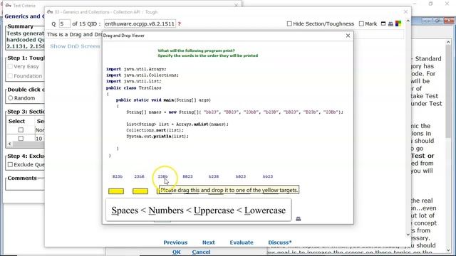 How are Strings sorted in Collections? (enthuware.ocpjp.v8.2.1511) смотреть онлайн